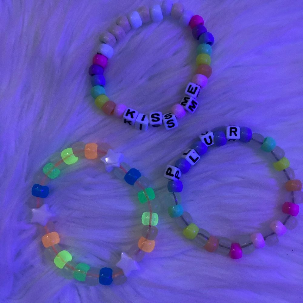 🌀 5/$25 🌀 Rave Kandi Bracelets | D2 - Picture 4 of 7